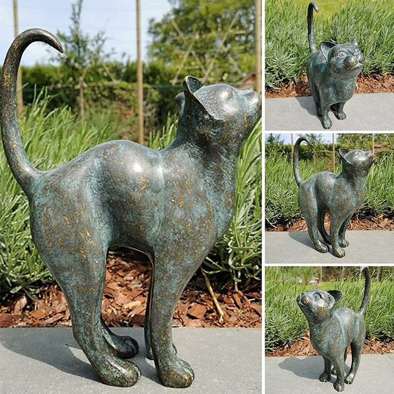 PawWhimsy – Enchanting garden cat statues with playful charm and lifelike details