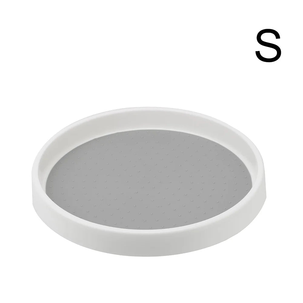 Carvallo Spinora | 2-vånings rund hylla med halkfri yta | 360° organiserare för kök & skafferiskåp