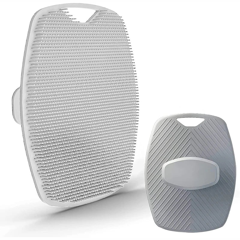 Carvallo-Duschborste Dermabloom SoftGrip | Mild peeling- & massageborste | För ansikte & kropp | Unisex