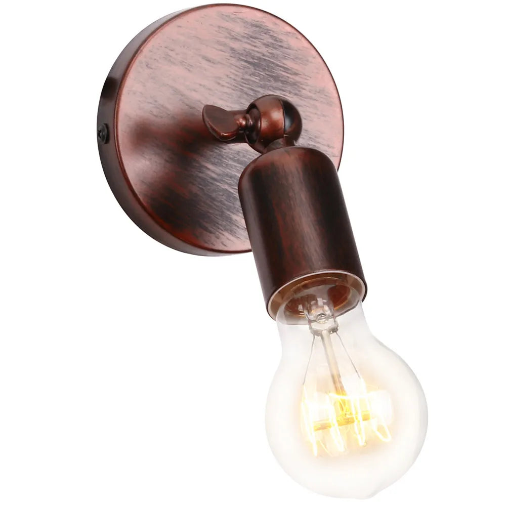 IndustriellBrons - Justerbar Retro Vägglampa för Stämningsfull Belysning