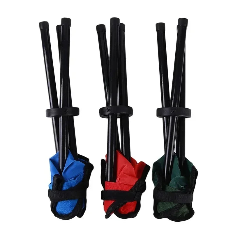 Carvallo Outdoor | Fällbar & Ultralätt | Halkfri & Robust | Blå/Grön/Röd