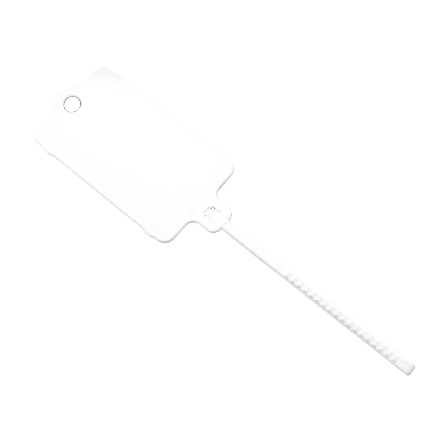 Carvallo FlexiTag 100 | 100 stycken | Återanvändbara plastetiketter med förslutningsband | För nycklar, bagage, lager och kontor