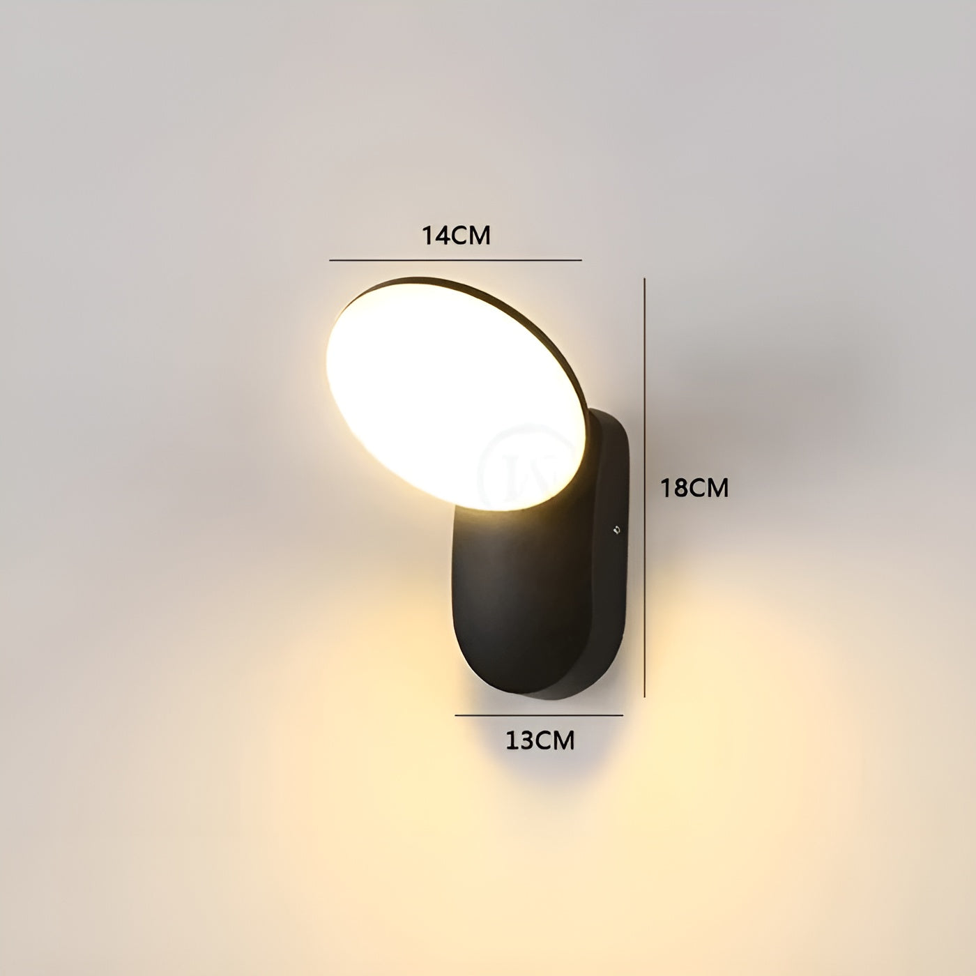 LED-vägglampa med rörelsesensor – Automatisk belysning för inomhus och utomhus