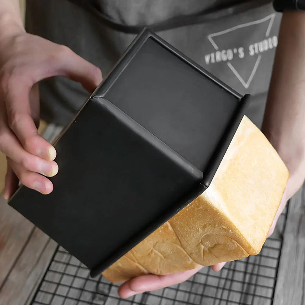 Royallure Nonstick Brödlimpsform med Lock – Quantum II Beläggning, Snabb Värme & Enkel Utdragning