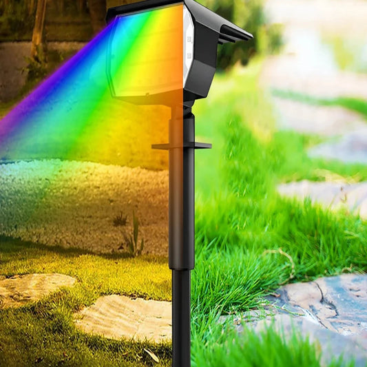 Carvallo - 20 LED RGB solspots med 2-i-1 mångsidig utomhusbelysning