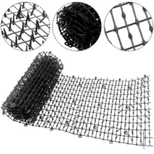 Carvallo Växtskyddsmatta Kattavskyddsmatta Trädgård | Kan skäras till & Djurvänlig | 200x30 cm | Svart | För rabatter & Blomkrukor