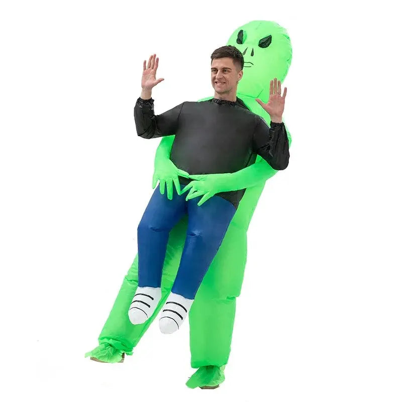 Herrarnas Roliga Inflatable Halloween Kostym | Alien Bear Me Kostym