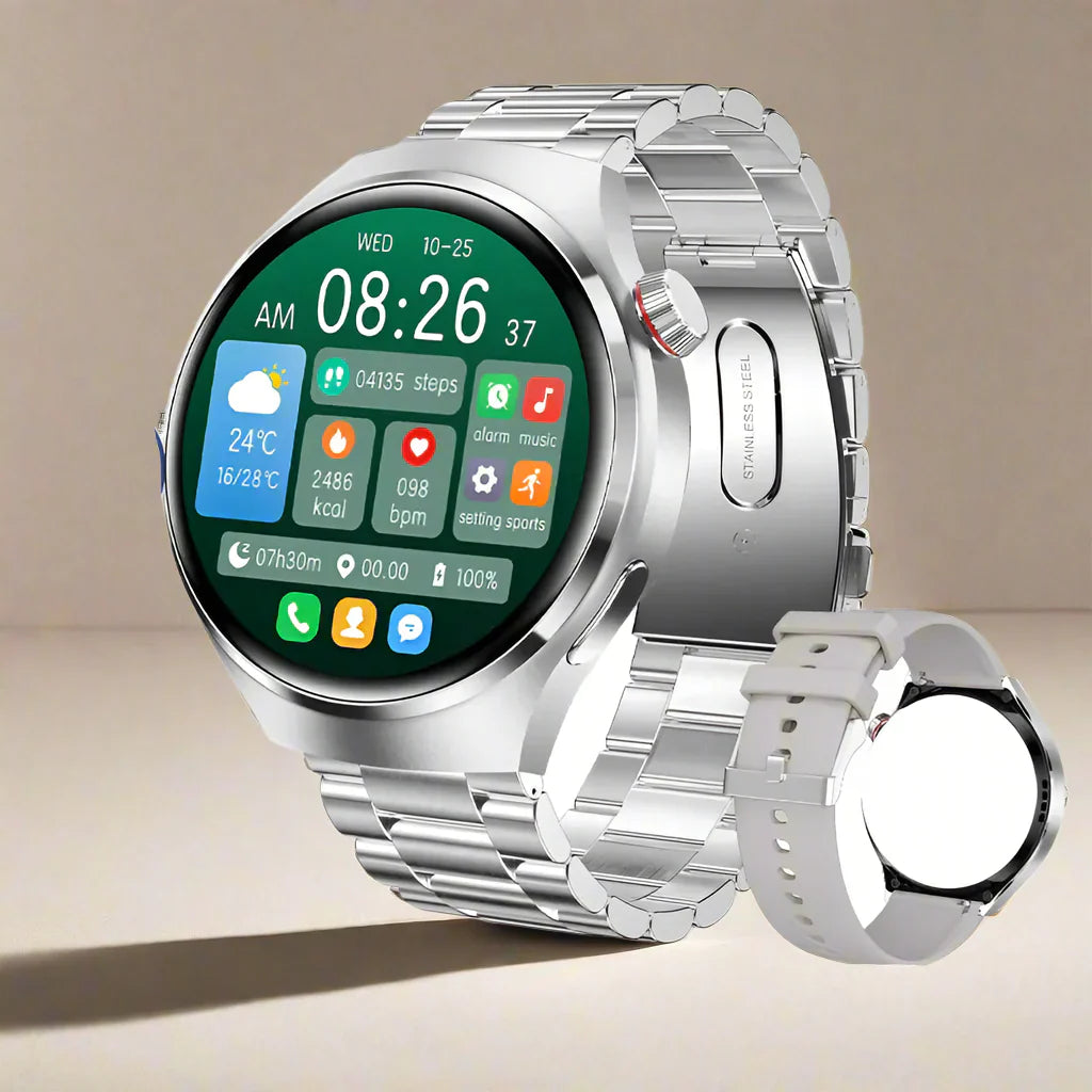 Luxora Pro 2025 Smartwatch – Avancerad Hälsa &amp; Fitness Tracker