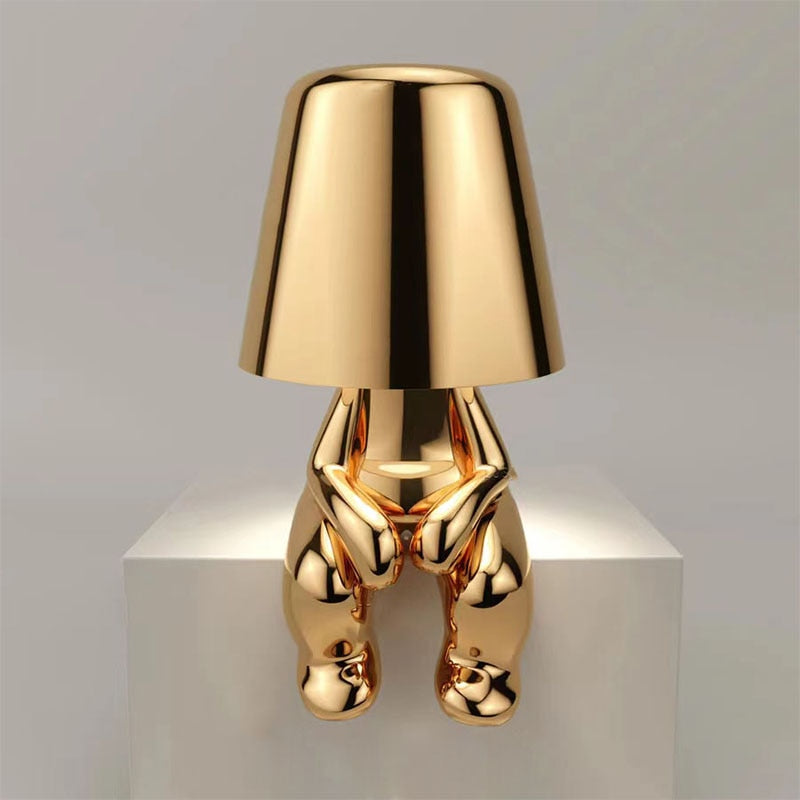 Dimmbar Guld &amp; Silver LED-Lampa
