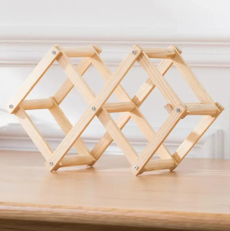 Carvallo - Ihopfällbar furu förvaringsställning