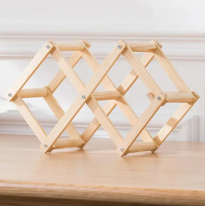 Carvallo - Ihopfällbar furu förvaringsställning