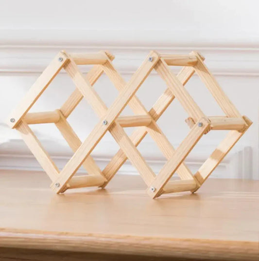 Carvallo - Ihopfällbar furu förvaringsställning