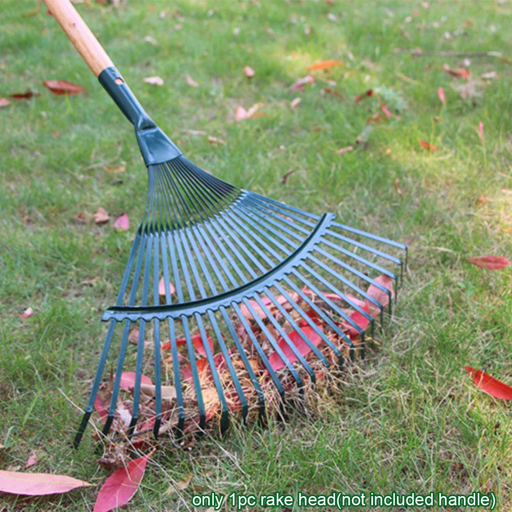 Carvallo Laubrechen huvud ersättning | 22-tandad trädgårdshark i kolstål | Rostskyddad & Hållbar | För trädgårdsarbete & landskapsbyggande