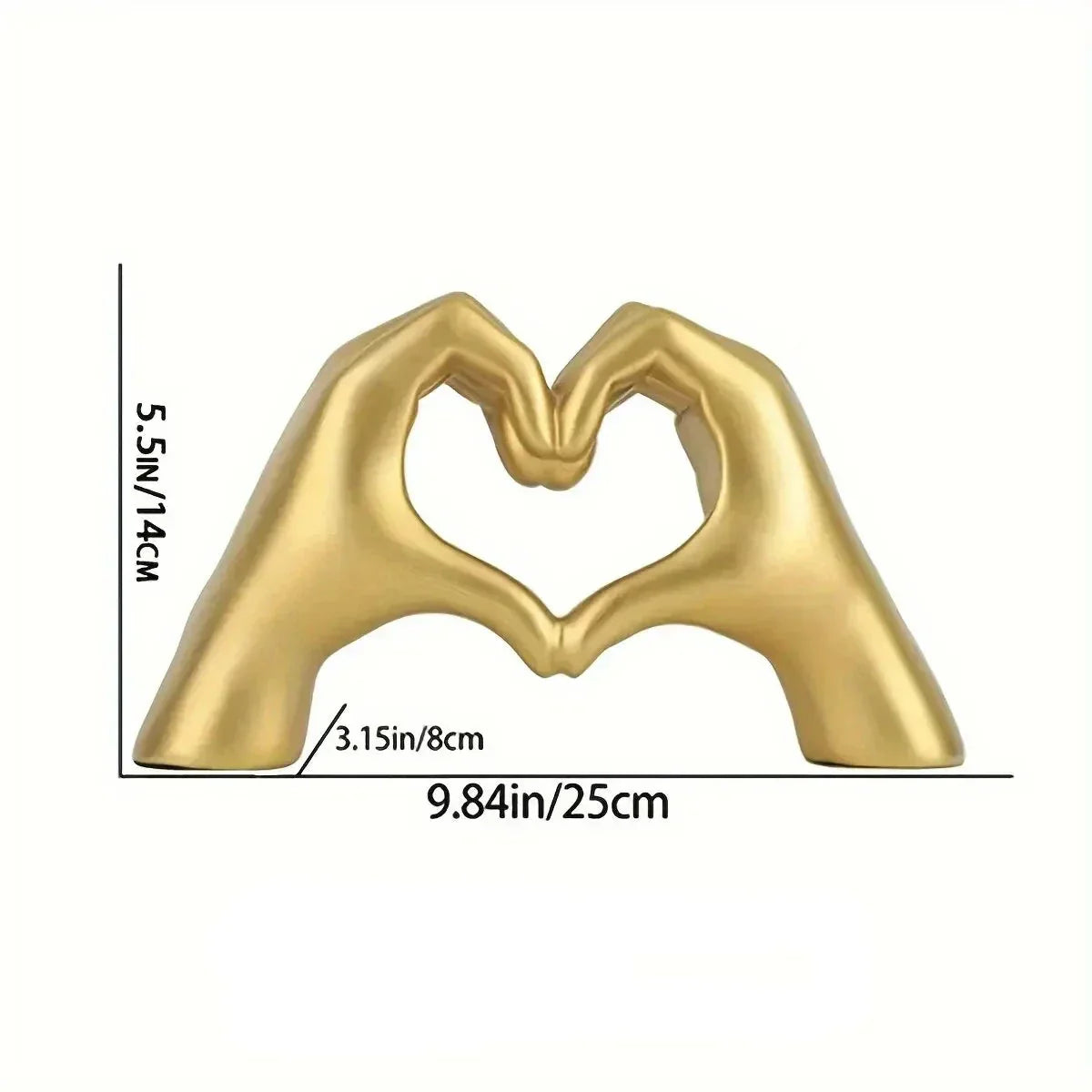 Skulpturala Händer Dekoration - Kärleksfull och Elegant