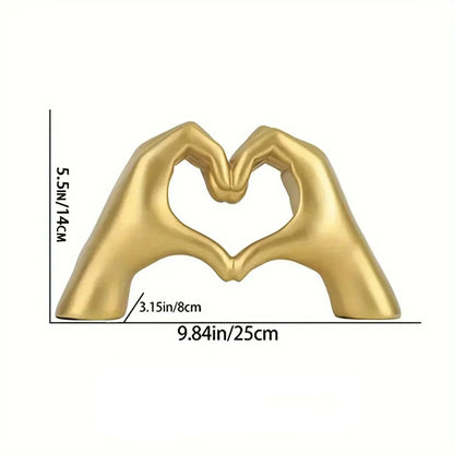 Skulpturala Händer Dekoration - Kärleksfull och Elegant