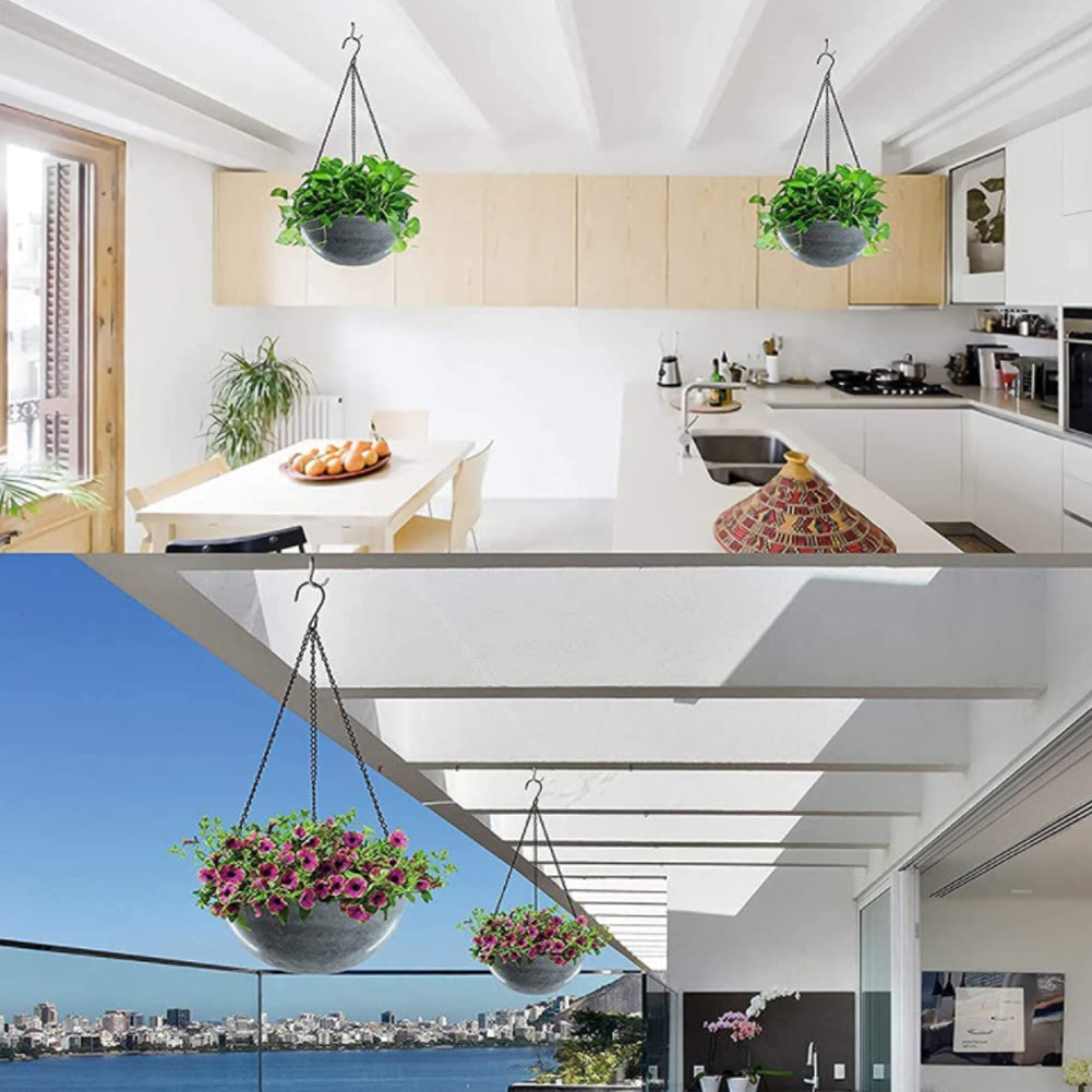 Stabila växtupphängare med kedjor – Robust upphängning för blomkrukor och trädgårdsväxter