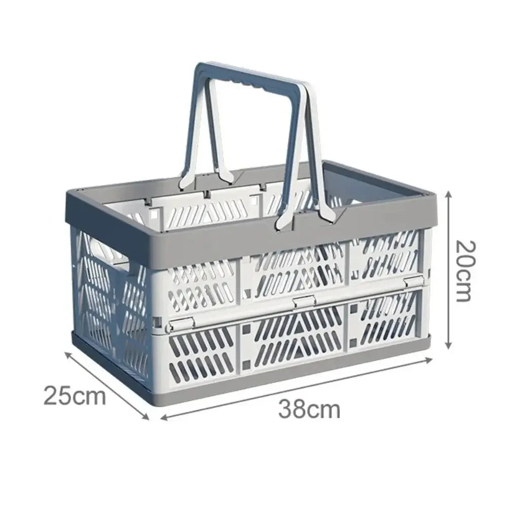 Carvallo Förvaringskorg | Fällbar & Belastningsbar | Upp till 7 kg Bärkapacitet | Platsbesparande Design