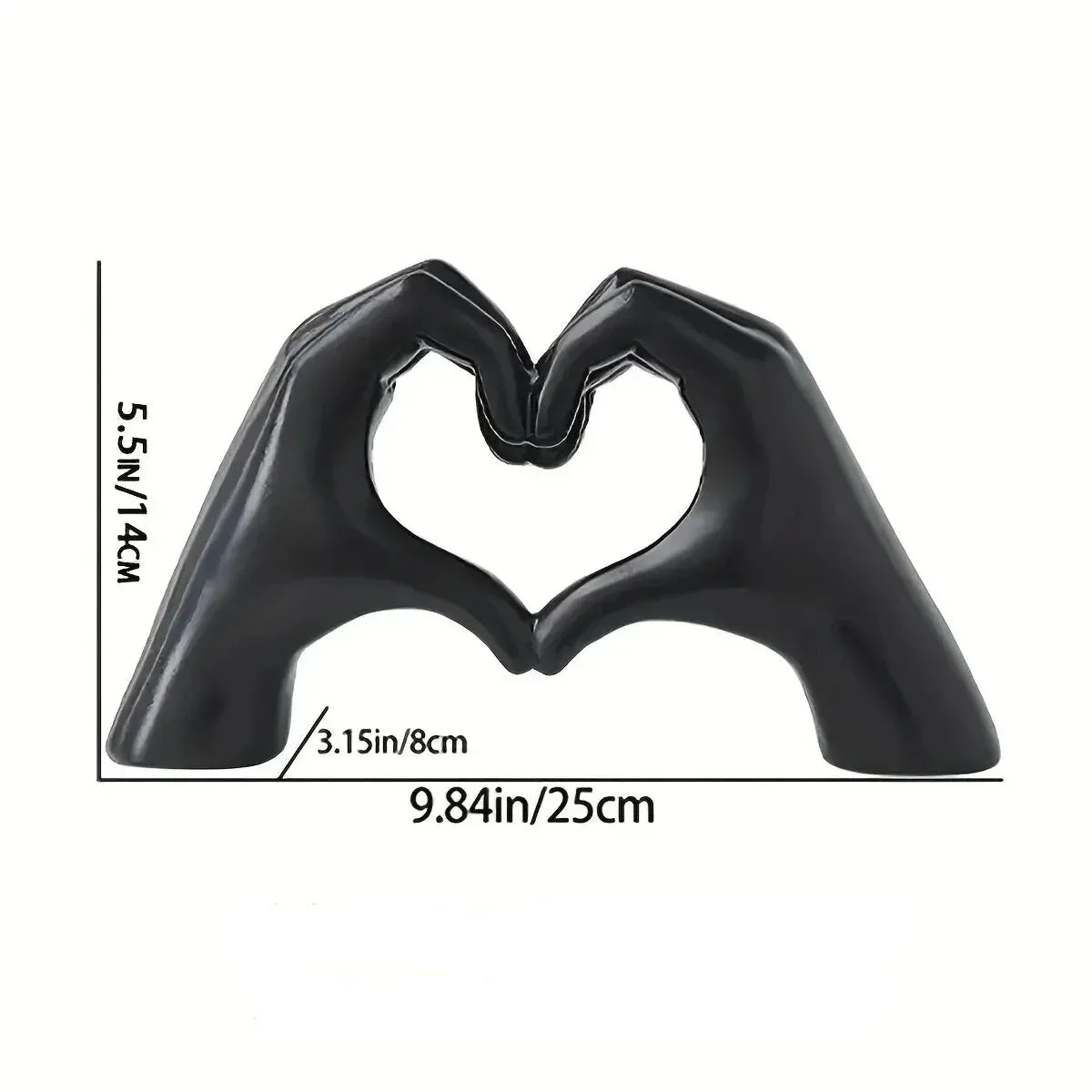 Skulpturala Händer Dekoration - Kärleksfull och Elegant