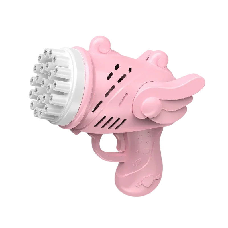 Carvallo Automatisk såpbubblasmaskin | 32 munstycken & LED-ljus | Rolig dinosaurie-design | För barn & utomhusaktiviteter