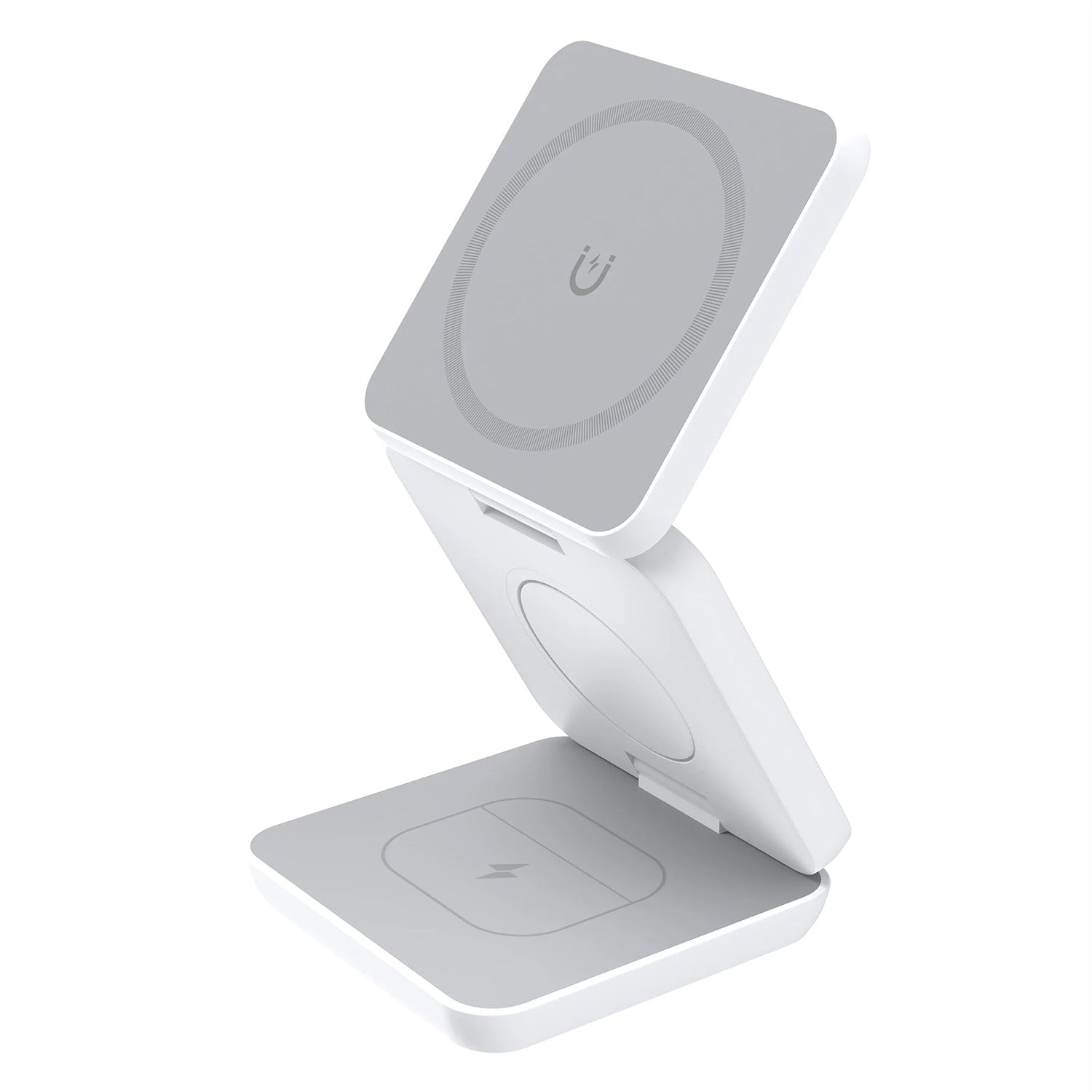 3 i 1 Snabb Magnetisk Fällbar Trådlös Laddare För iPhones, AirPods och Apple Watches