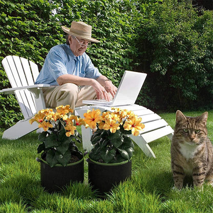 Planterpåse av flis – Robust trädgårdsbehållare med handtag för växter