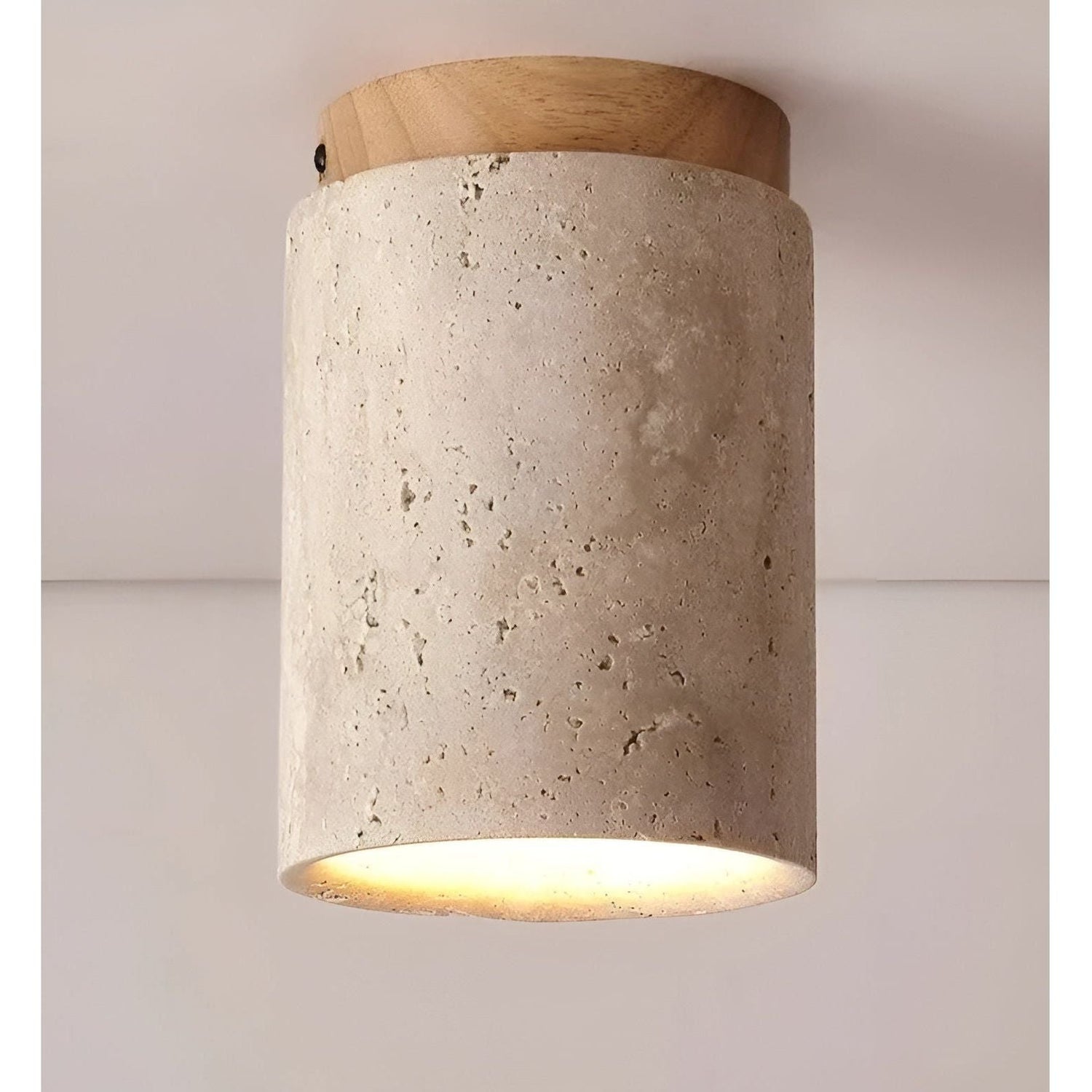 Rund Bordslampa i Wabi-Sabi Stil – Japansk Design för ett Harmoniskt Hem