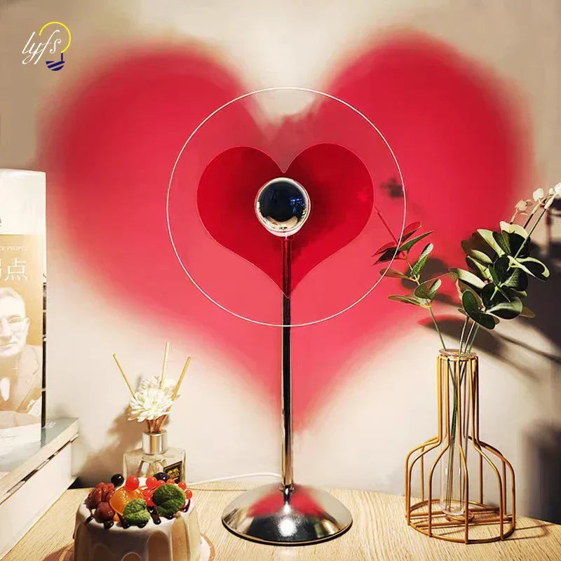 RomanticGlow - LED Projektor-lampa med Varm Stämningsbelysning