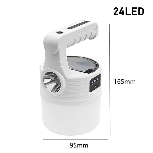 Carvallo-Campinglampa LumiCamp Carvallo | USB-uppladdningsbar & ficklampfunktion | Bärbar & Stark | För tält, utomhus & nödsituationer