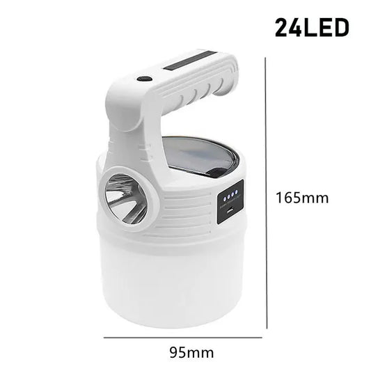 Carvallo-Campinglampa LumiCamp Carvallo | USB-uppladdningsbar & ficklampfunktion | Bärbar & Stark | För tält, utomhus & nödsituationer