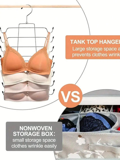 Carvallo Multi-Hängorganisatör | Fällbar Flerlagers Underklädesgalge | Platsbesparande &amp; Spårfri – 1 styck av ABS-plast