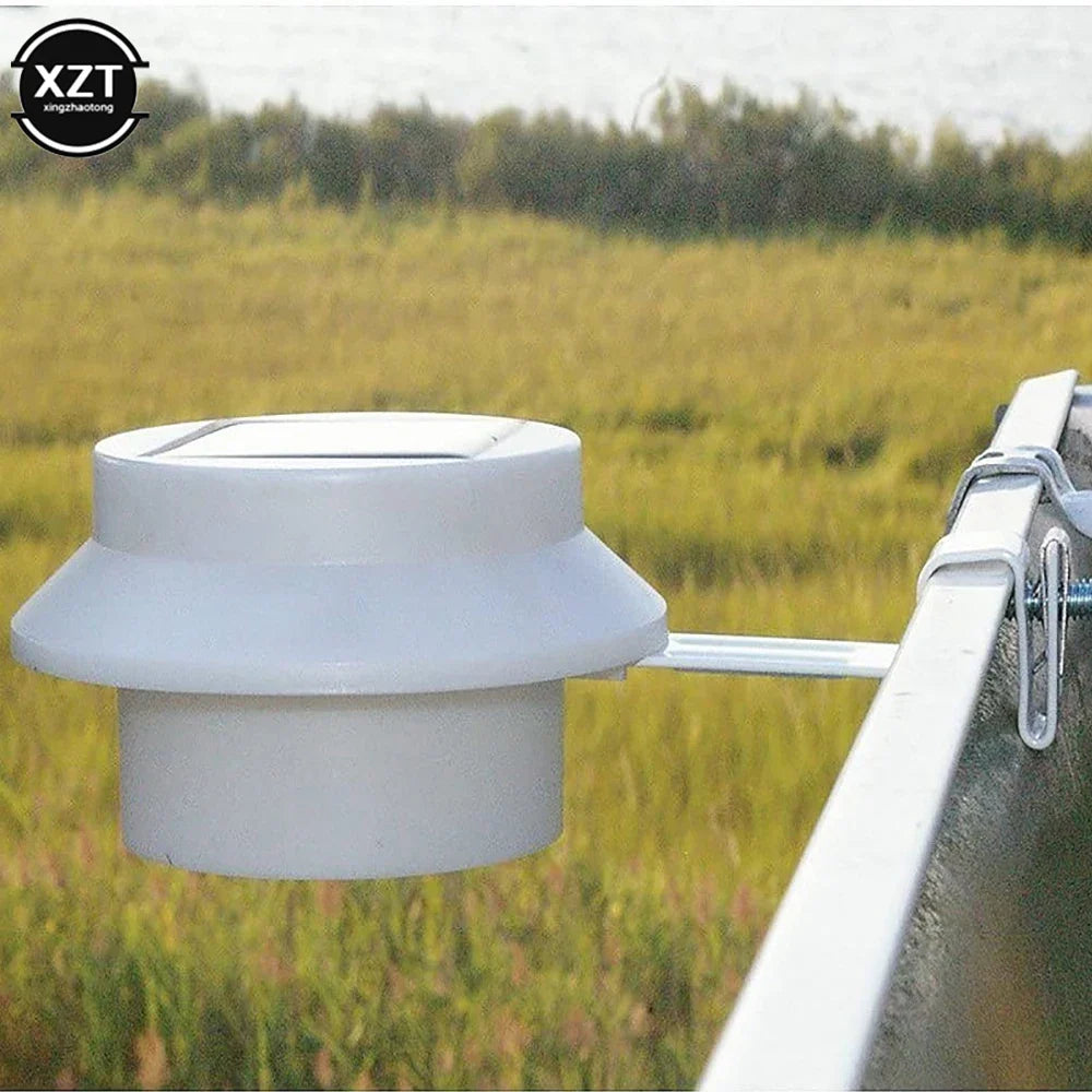 Carvallo Zaunleuchte Solvigo | Dubbel energikälla | Automatisk skymningssensor | Vattentät & Hållbar