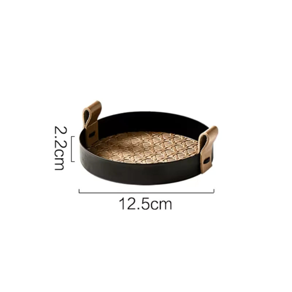 Nordic inspired rattan weave tray