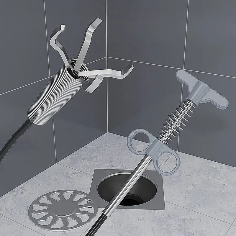 Carvallo EcoDrain Flex160 | 160 cm Spiral längd | Återanvändbar & Miljövänlig | För Kök & Bad