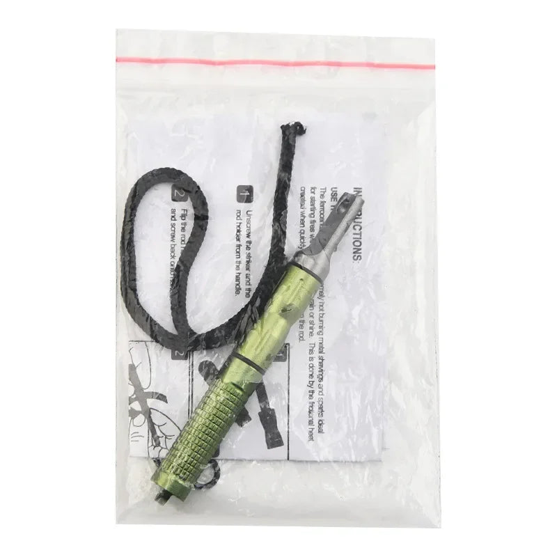 Carvallo Outdoor Sturmfeuerzeug | Vattentät & Uppladdningsbar | Robust överlevnadsverktyg för camping & äventyr