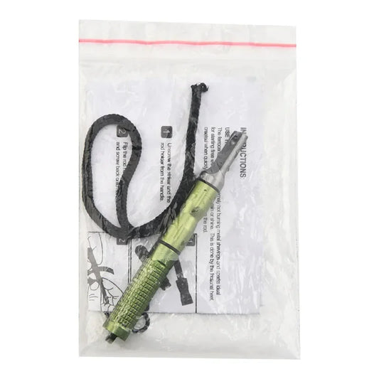 Carvallo Outdoor Sturmfeuerzeug | Vattentät & Uppladdningsbar | Robust överlevnadsverktyg för camping & äventyr