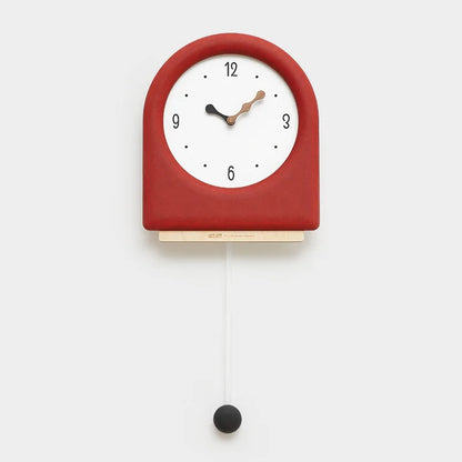 CremePendulum - Koreansk Stil Väggklocka med Modernt Design