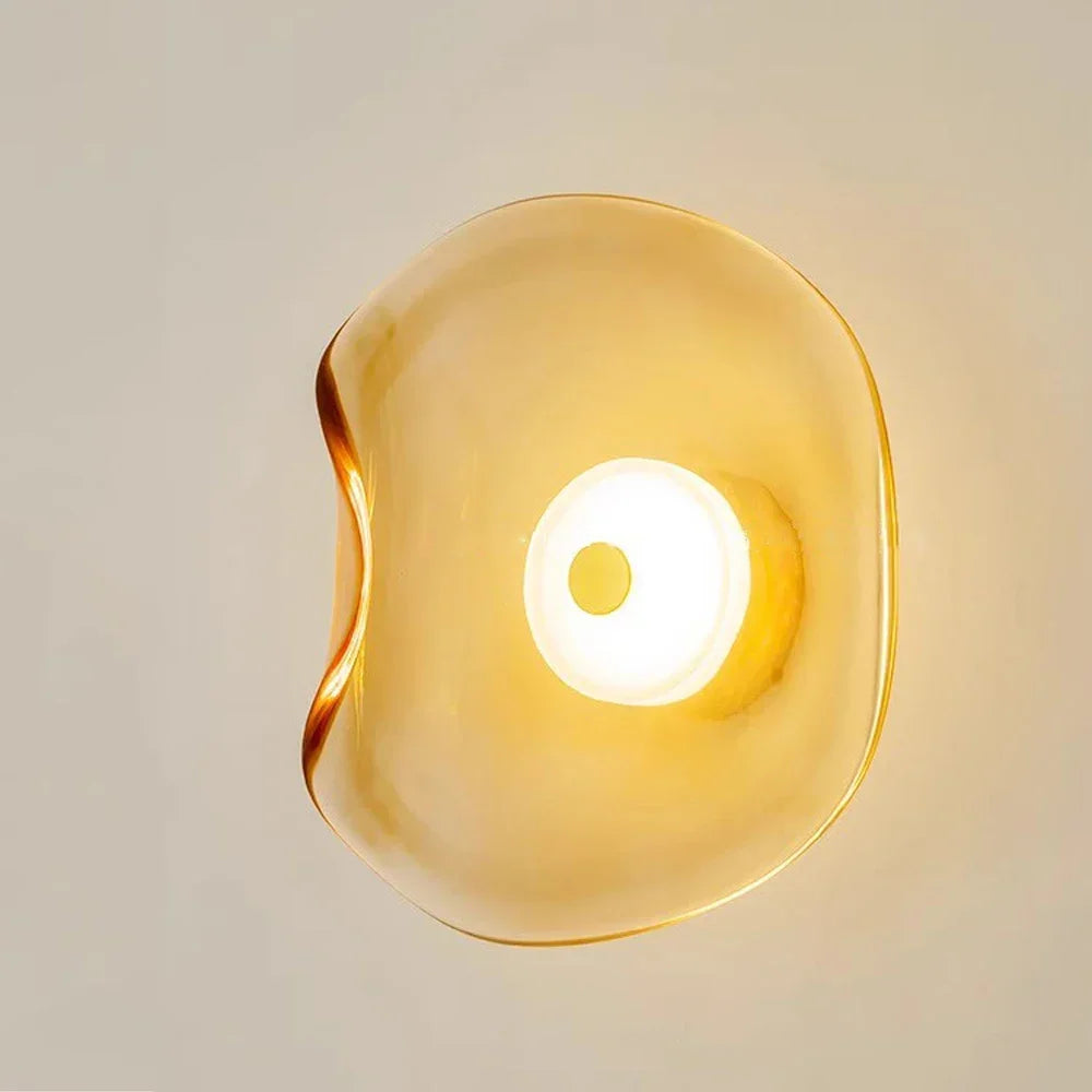 GlasLicht - LED Vägglampa Sovrum Sänglampa Vardagsrumsdekoration