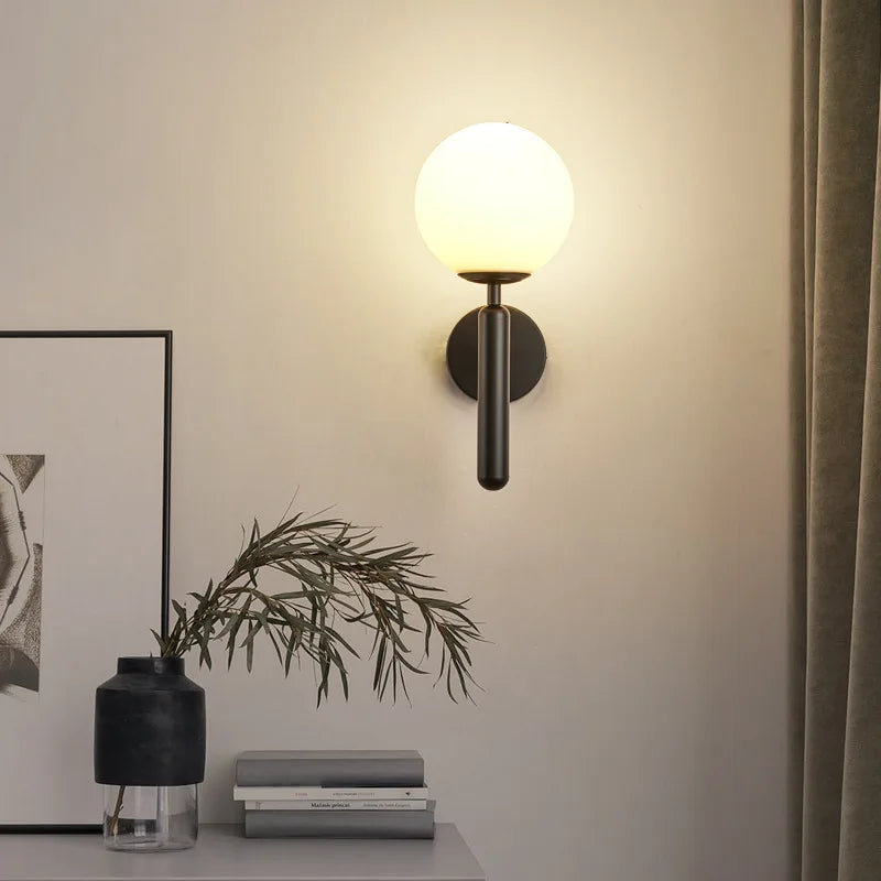 Royallure Touch Control Charging LED Vägglampa Trådlös Tri-Färg Dimmbar Sänglampa