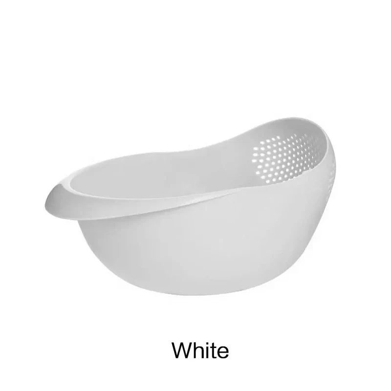 Carvallo Multifunktions-sil | Sil för rensning &amp; avrunning | För frukt, grönsaker &amp; ris | Ergonomisk design