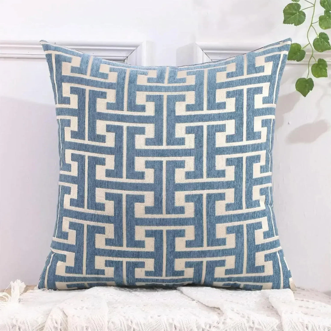 Amarae – Broderad dekorativ kuddfodral utan fyllning för soffa &amp; vardagsrum