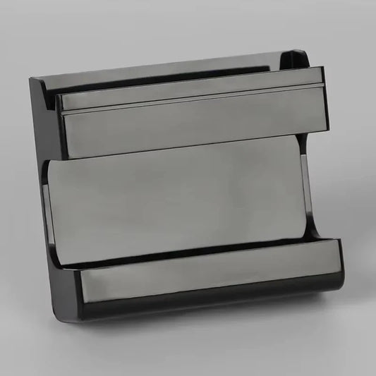 Carvallo FlexMount 2-pack väggfäste mobil- & fjärrkontrollbox | Självhäftande & borrfritt | Med krok & laddkabelöppning | För sovrum & badrum