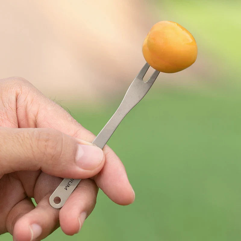 Carvallo Titan-fruktgafflar | Ultralätt & Återanvändbar | Dessert-, tårta- & salladsgaffel för camping, hem & gastronomi