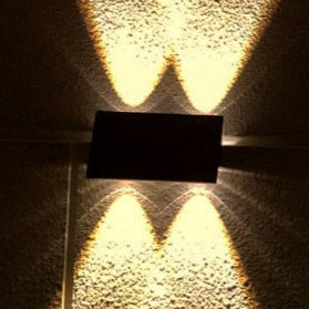 Carvallo-Vägglampa LumoGuard | Med rörelsesensor | Väderbeständig IP65 | LED Varm-/Kallvit | För utomhusområden