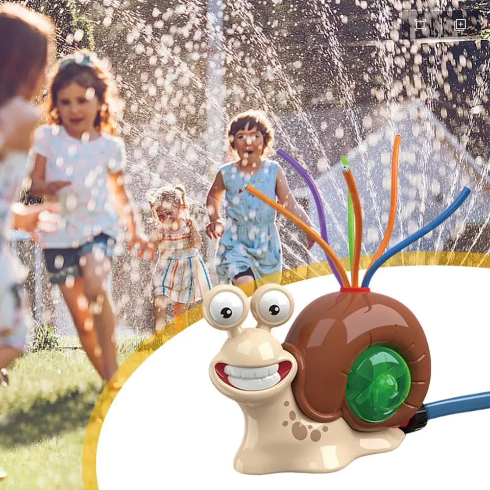 Carvallo Vattensprinkler-leksak | Rolig trädgårdssnigel | För barn från 3 år | Sommar-sprutkul i trädgården &amp; pool
