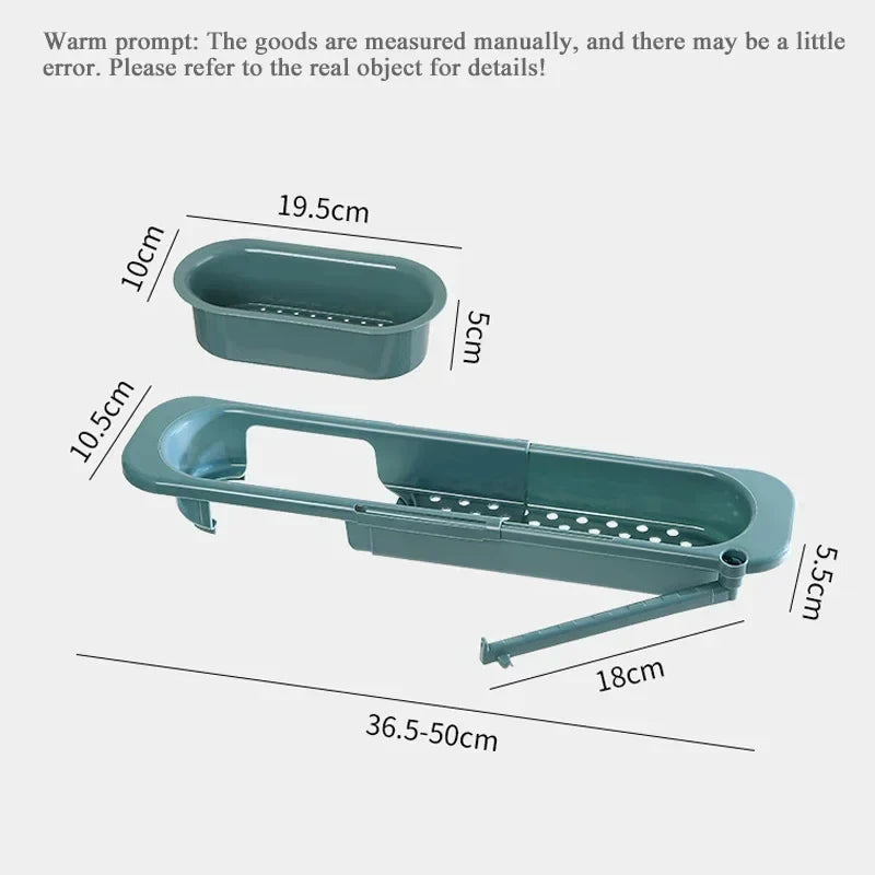 Carvallo FlexDry Organizer Justerbar diskho avtorkningshylla med handdukshållare | Teleskopisk & ventilerad