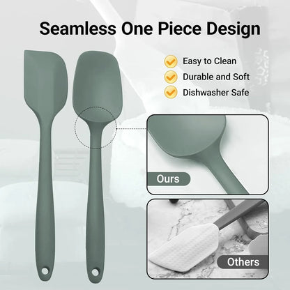 Lirosetta Flex | Silikonspatelset värmebeständigt &amp; non-stick – 6/9-delars bakutrustning