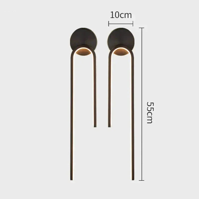 Moderna LED vägglampor för atmosfärisk belysning i vilket rum som helst