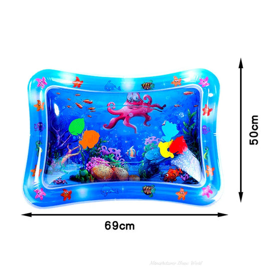Carvallo | Interaktiv vattenspelmatta för katter och hundar | Svalkande sommar-spelmatta | Upplåsbar och bärbar | 65 cm / 100 cm