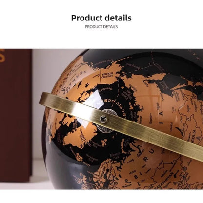 Orbia Globe | Rotating metal globe for desk &amp; learning environment