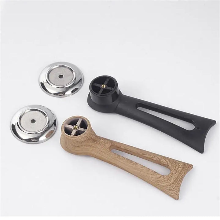 Ersatzgrepp För Kokkärlslock – Trädesign Med Rostfri Stålsbas